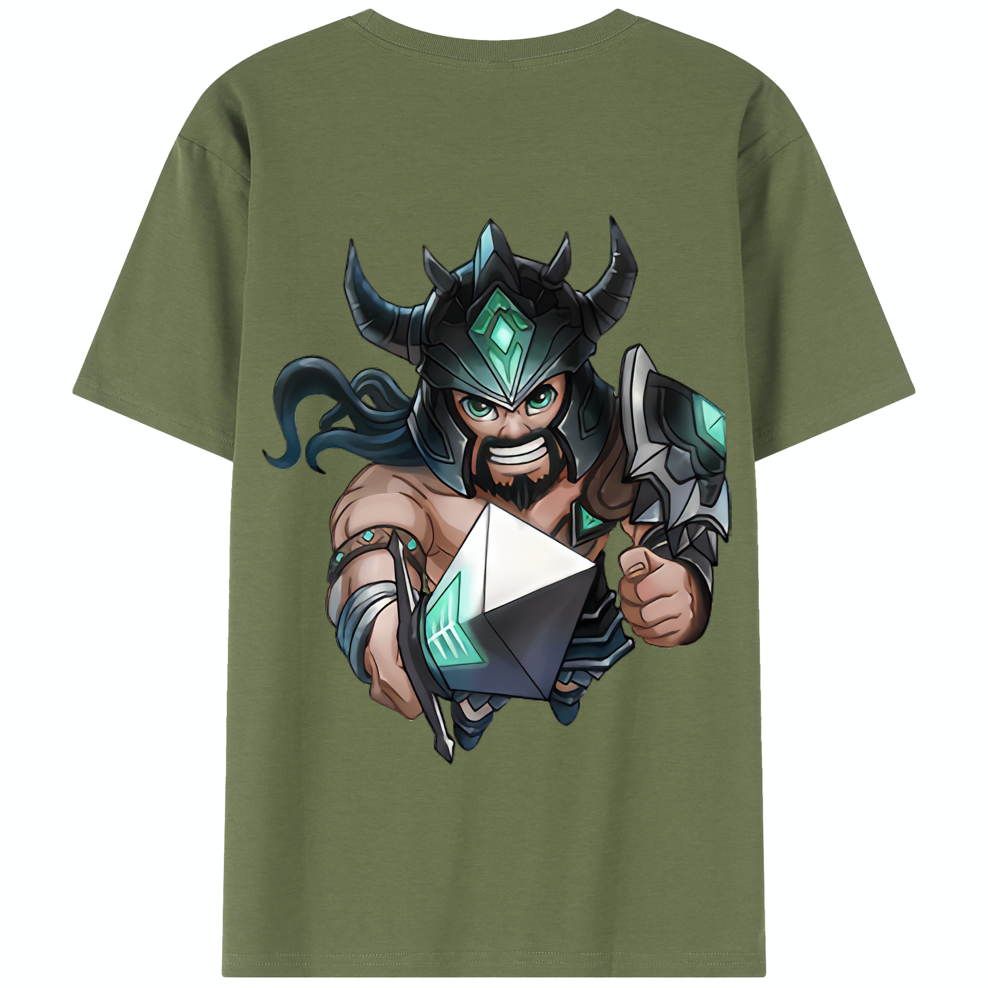 リーグ・オブ・レジェンド League of Legends LOL 綿100％半袖Tシャツ（背面プリント）